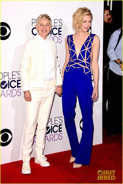 Ellen Degeneres And Portia De Rossi Hold Hands At The People S Choice