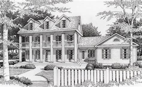southern style house plan  upper porch dt architectural designs house plans