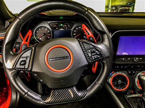 camaro paddle shifter extensions standard colors  color matched jcs customs