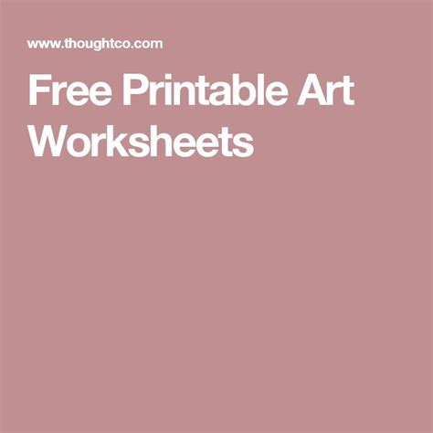 art worksheets art worksheets art worksheets printables