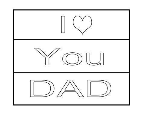love  dad coloring pages printable   coloring pages  kids