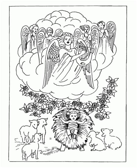printable angel coloring pages  adults