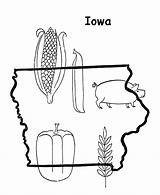 Iowa Coloring Map Pages State Printables Usa Outline Shape Kids Printable Drawing Go Demographic Library Print Next Back Australia Ia sketch template