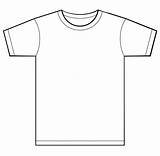 Shirt Template Outline Clipart Front Library Kids sketch template
