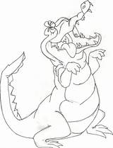 Alligator Ooh Crocodiles sketch template