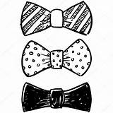 Bow Tie Sketch Stock Doodle Depositphotos Selection Vector Lhfgraphics Preview sketch template