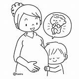 Embarazada Embarazadas sketch template