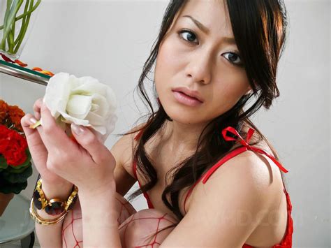 watch porn pictures from video hina aisawa asian in red