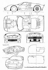 Blueprints Gt40 Blueprint Mk Toyota Ae86 Maserati Motorräder Zeichnungen Schablone Skizze Konzeptfahrzeuge Grafiken Kraftfahrzeug Citroen Shelby sketch template
