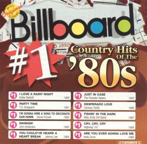 billboard 1 country hits of the 80 s various artists songs