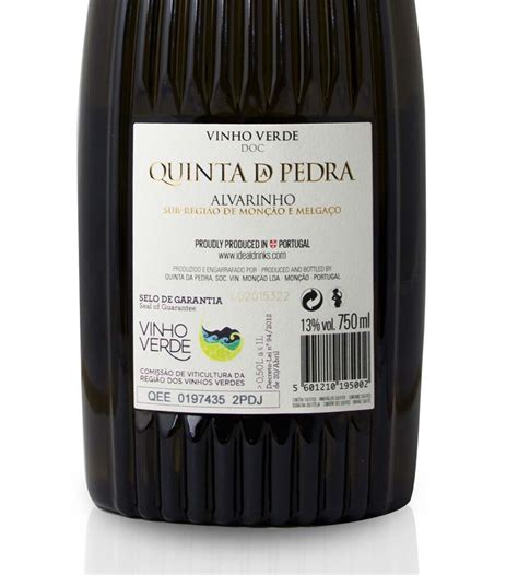 Vinho Branco Quinta Da Pedra Alvarinho 2018 75cl Monção E Melgaço