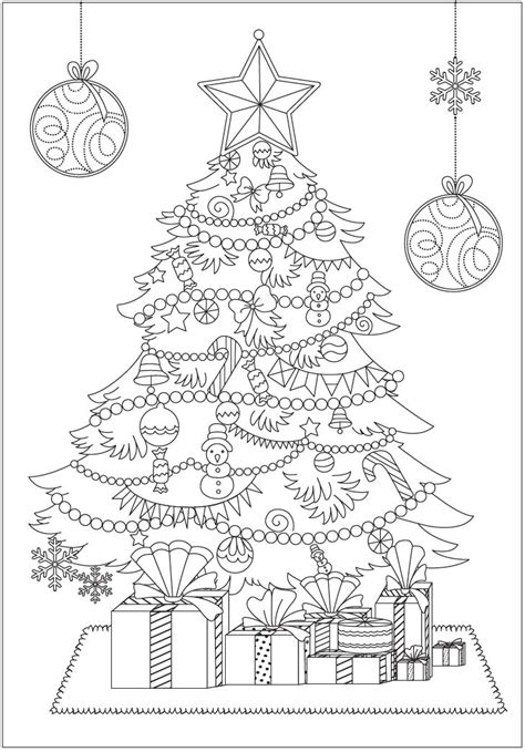 christmas tree  christmas coloring pages christmas coloring