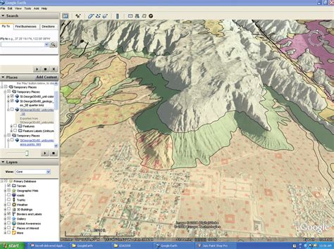 virtual geologic map overlays utah geological survey