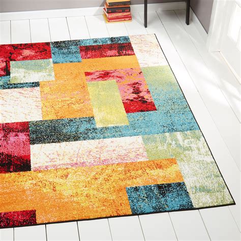 modern rug contemporary area rugs multi geometric swirls lines abstract