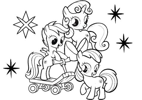 pony printable coloring pages  girls  print color craft