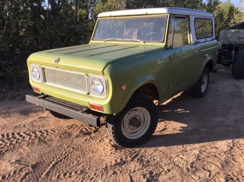 1969 ihc international harvester scout 800a solid rust free body