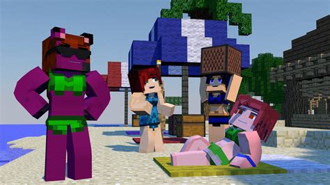 minecraft girl power 4 4d summer fun by playingames6 on