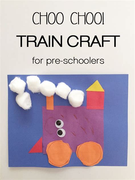 train craft transportation crafts  toddlers  preschoolers