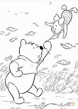 Pooh Winnie Coloring Pages Piglet Disegni Catching Disney Book Printable Autumn Books Sheets Info Index Cartoon Coloriage Categories Seasons sketch template