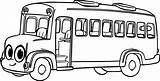 Coloring Bus Pages Tayo Little School Popular Magic sketch template