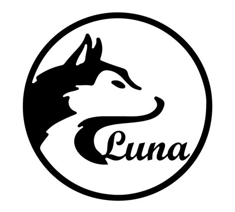 logo luna  behance