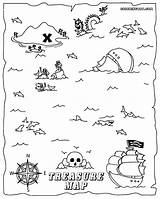 Treasure Map Coloring Pages Print Clipart Kids Colouring Worksheet Cat Pdf Library Gif Pete Codes Insertion sketch template