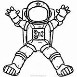 Astronaut Astronauts Xcolorings Ufo Rockets sketch template