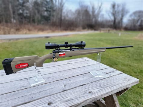 savage arms axis ii xp  win bolt action rifle  barrel  rounds    scope fde