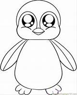 Coloring Penguin Pages Christmas Printable Kids Print Easy Drawing Drawings Baby Cute Animals Animal Cartoon Draw Color Penguins Popular Simple sketch template