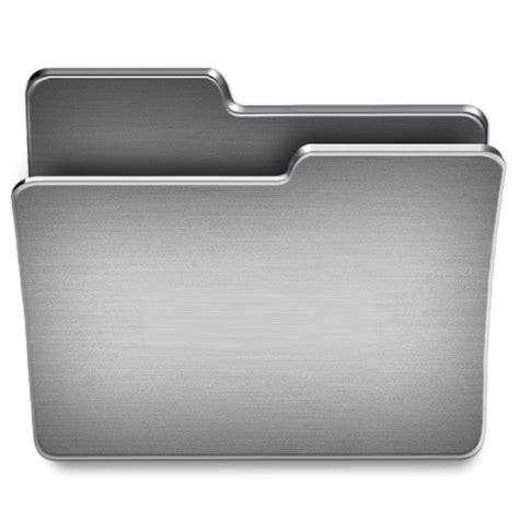 Steel Folder Icon Png Clipart Image