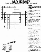Rebus Puzzle Crossword Any Crayola Coloring sketch template