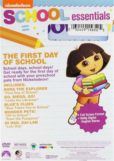 Nick Jr Favorites The First Day Of School Dvd 2014