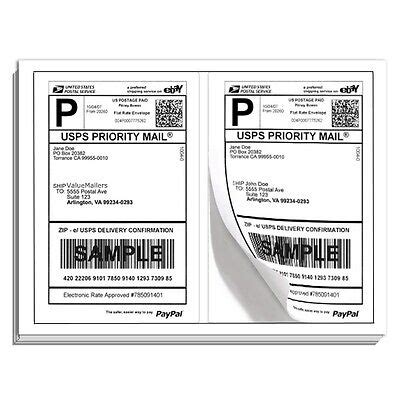 labels   premium shipping labels   sheet  adhesive ebay
