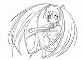Miku Hatsune Lineart Deviantart Pages Coloring Drawing 2010 Getdrawings Fs70 sketch template