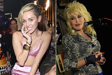 miley cyrus godmother dolly parton speaks out on her wild