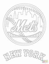 Mets Mlb Yankees Dodgers Giants Tremendous Getcolorings Getdrawings Gcssi sketch template
