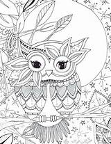 Coloring Pages Owl Adult Mandala Colouring Printable Evil Eye Owls Books Book Patterns Color Printables Template Sheets Animal Choose Board sketch template