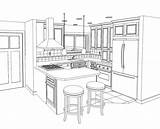 Clockwise Interiores Cocinar Remodelacion sketch template