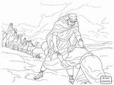Jacob Coloring Pages Esau Getcolorings Color sketch template