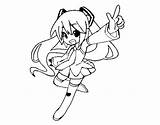 Miku Vocaloid Colorir Hatsune Desenhos Teto Acolore Coloringcrew Stampare Coloritou sketch template