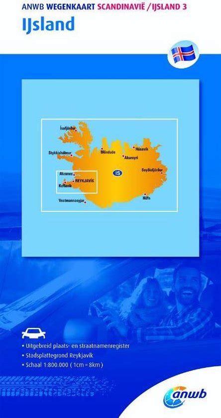 anwb wegenkaart scandinavieijsland  ijsland bolcom