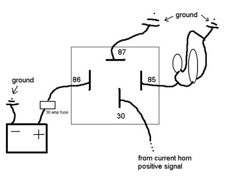 motorcycle dual horn relay wiring diagram wiring diagram