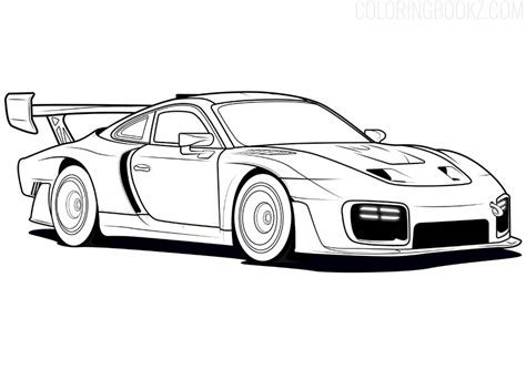 sports car coloring page sportscar coloring books