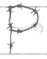 Barbed Wire sketch template
