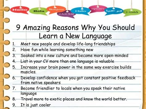 amazing reasons     learn   language