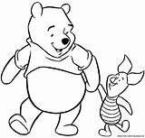 Pooh Winnie Coloring Pages Pot Baby Bear Disney Tigger Printable Honey Cute Color Print Drawing Book Line Kids Hunny Piglet sketch template