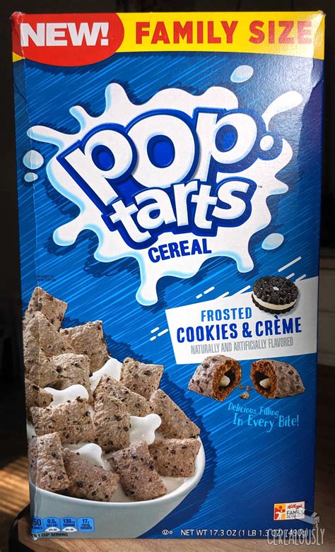 review cookies creme pop tarts cereal