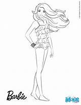 Barbie Coloring Pages Hellokids Swimsuit Beach Choose Board Megnyitás Fashion Cartoon sketch template