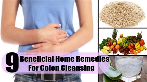 9 Home Remedies For Natural Colon Cleansing Youtube