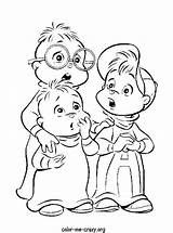 Pages Chipettes Alvin Chipmunks sketch template